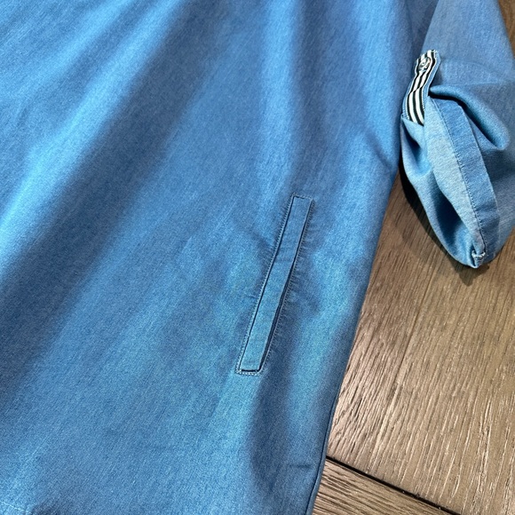 Luxology Denim Tunic Top Size 10 - Picture 6 of 9